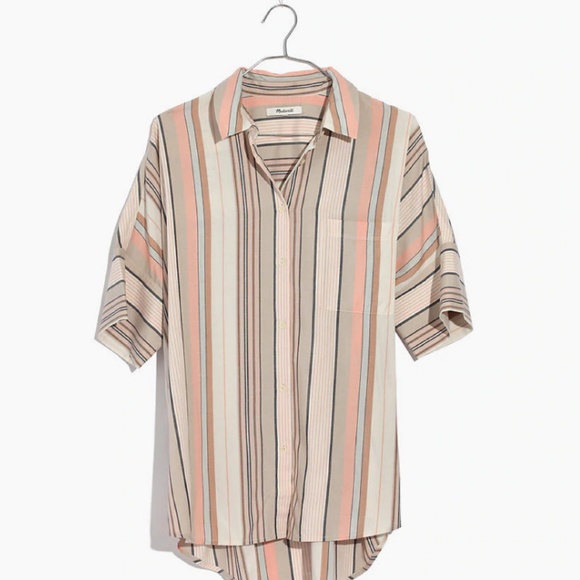 Madewell Tops - Madewell Courier Shirt in Aldwin Stripe